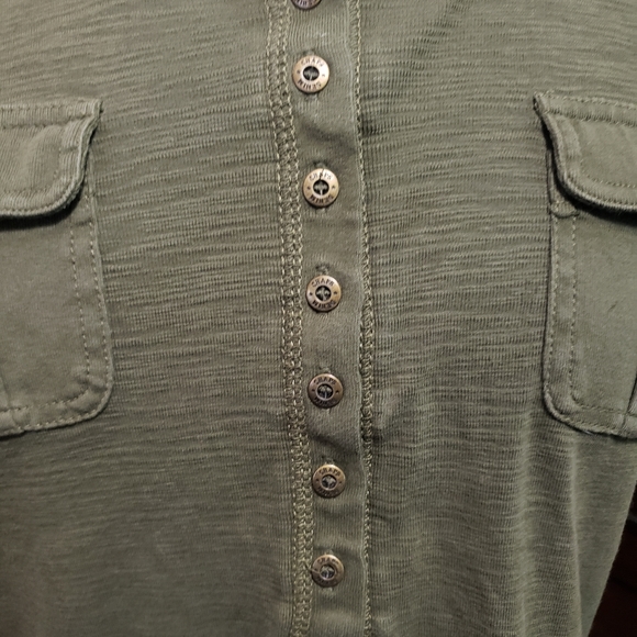 Chaps Denim Pocket Top - Picture 7 of 13